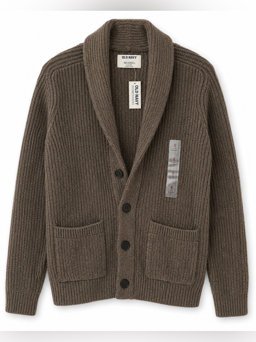 Old Navy Women’s Shawl Collar Cardigan in Brown